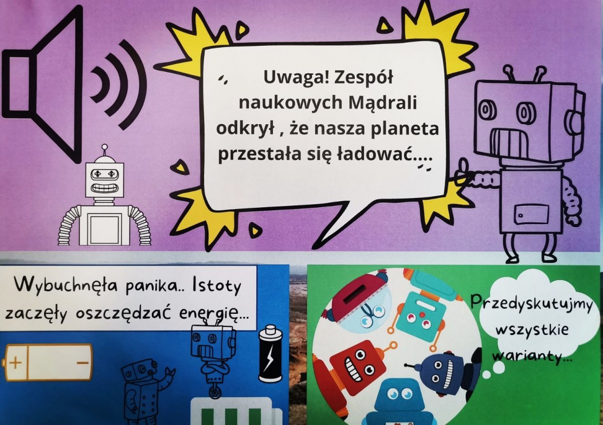 Zdjęcie robotów.