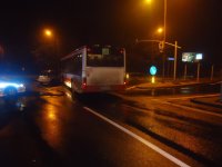 kolizja z udziałem autobusu