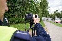 jastrzębscy policjanci korzystają z fotorejestratora wykroczeń