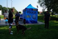 policjanci podczas festynów rodzinnych