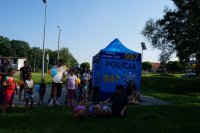 policjanci podczas festynów rodzinnych