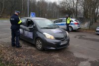 policjanci podczas działań