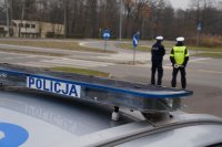 policjanci podczas działań