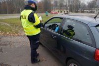 policjanci podczas działań