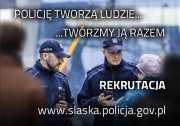 Zdjęcie kolorowe, przedstawiające plakat pt Rekrutacja.