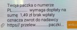 Zdjęcie kolorowe, przedstawiające przykładową treść wiadomości.