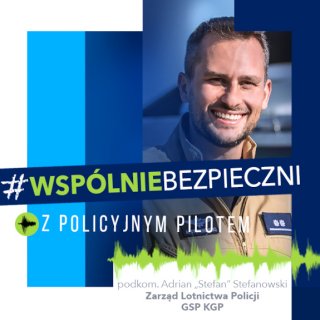 Zdjęci kolorowe, przedstawiające policjanta oraz napis &amp;quot;#wspólnie bezpieczni&amp;quot;.