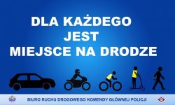 Zdjęcie przedstawiające uczestników ruchu drogowego.