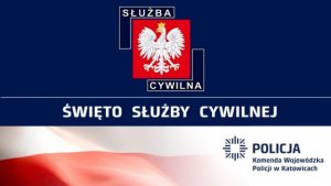 Zdjęcie z napisem Święto Służby Cywilnej.