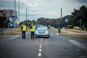 Zdjęcie zabezpieczenia biegu.