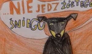 Zdjęcie przedstawiające psa bohatera.