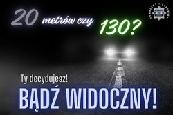 Zdjęcie pojazdu z zapalonymi światłami.