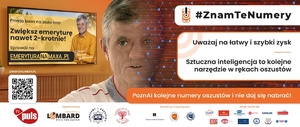 Plakat akcji z napisem ZnamTeNumery