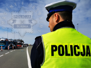 Zdjęcie Policjanta z Ruchu Drogowego.