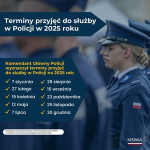 Zdjęcie plakatu na którym widnieje Policjant i Policjantka.