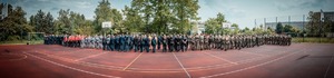 Zdjęcie przedstawiające zebranych uczestników.