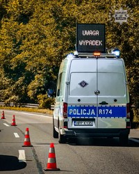 Zdjęcie radiowozu.
