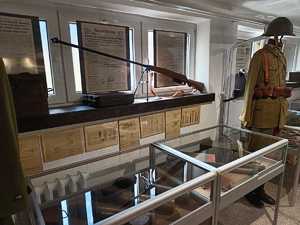 Zdjęcie wewnątrz munzeum.