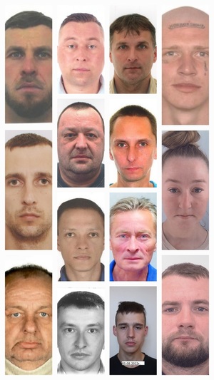 Zdjęcie przedstawiające osoby poszukiwane.