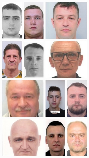 Zdjęcie przedstawiające osoby poszukiwane.