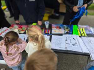 Zdjęcie przedstawiające stoisko profilaktyczne.