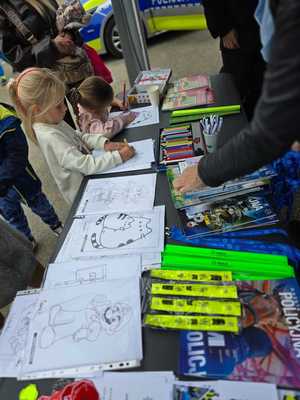 Zdjęcie przedstawiające stoisko profilaktyczne.