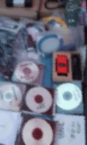 Zdjęcie przedstawiające zabezpieczone rzeczy.