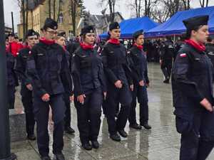 Uczniowie klas policyjnych.