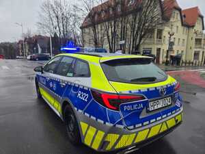 Radiowóz policyjny.