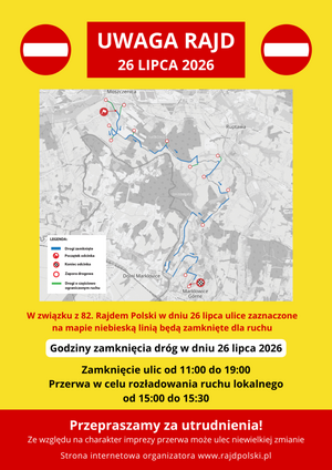 Trasa przejazdu 26 lipca.